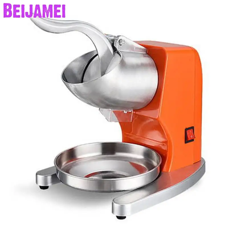 

BEIJAMEI Commercial Block Ice Shaver Machine Restaurant Use Electric Ice Shaver Crusher Machine For Sale