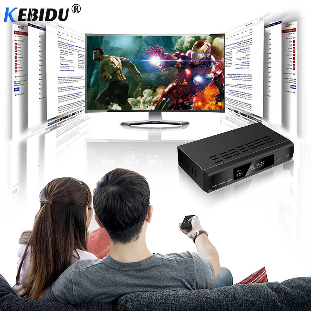 KEBIDU M2 DVB-T/T2 спутниковый ресивер HD цифровой ТВ-тюнер рецептор MPEG DVB T2 H.264 эфирный ТВ-ресивер DVB T телеприставка