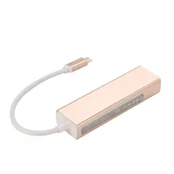 USB C к Ethernet адаптеру с Тип C USB 3,1 концентратор 3 Порты RJ45 сети 1,0/1,1/2,0/3,0 совместимый с IEEE802.3 802.3u Windows