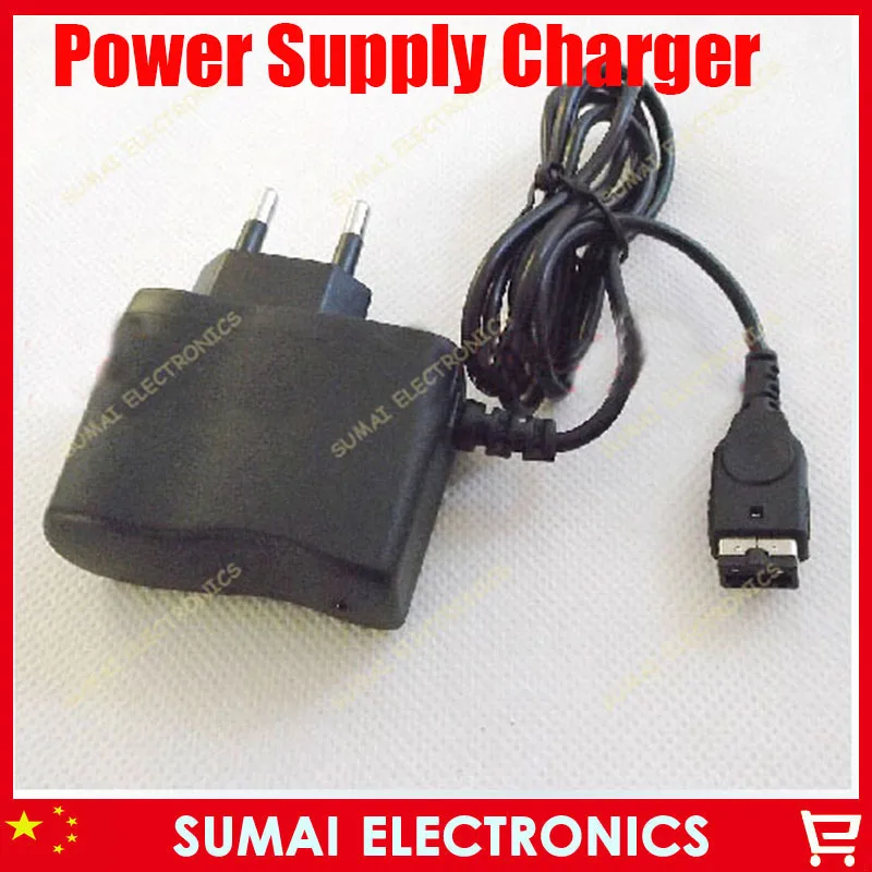 

EU Plug AC Power Adapter Cable for Nintendo NDS GBA SP Charger 2PCS/LOT