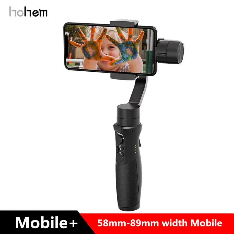 Hohem iSteady Mobile Plus Mobile Stabilizer Three Axis Smartphone Gimbal for 58mm-89mm width Mobile Phone