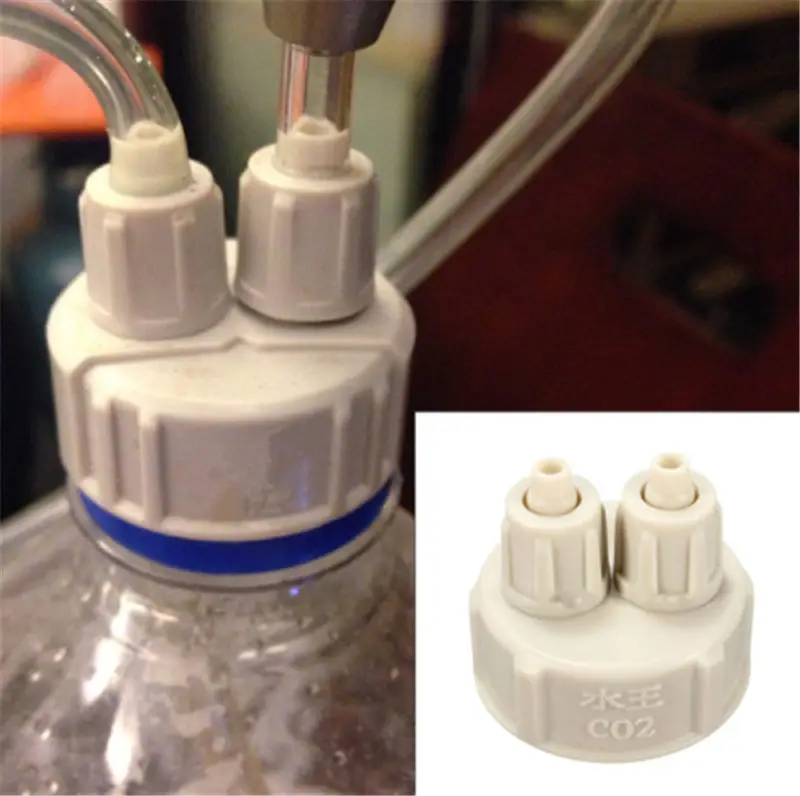 2 шт. DIY CO2 генератор системы комплект с давлением Guage воздушный поток растений