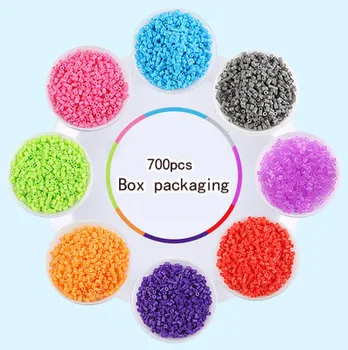 

700pcs /box 2.6mm mini hama beads About kids toys available perler PUPUKOU beads activity fuse beads