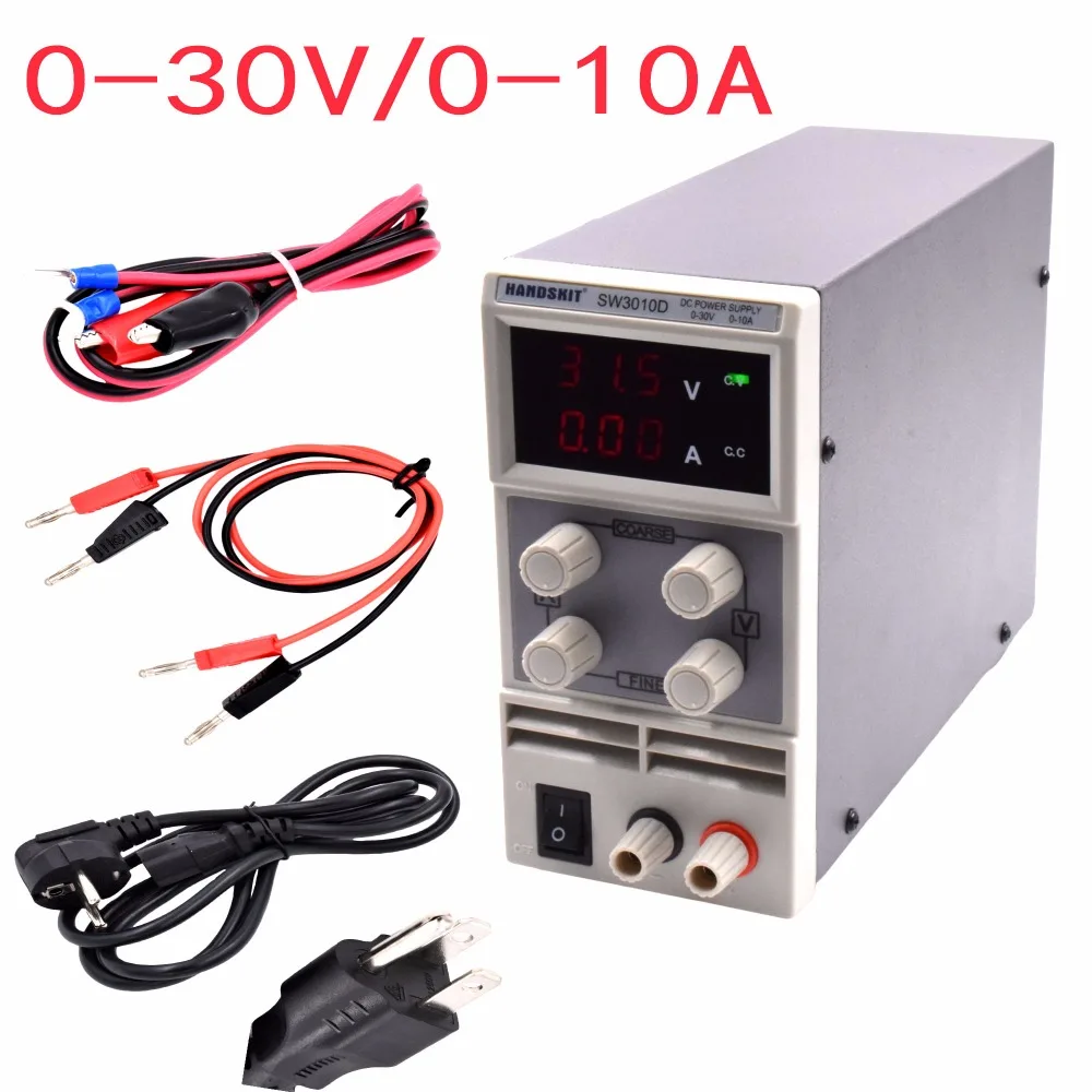 SW3010D Mini Digital DC regulator adjustable power supplier 30V 10A 110V 220V voltage Switching Power supply