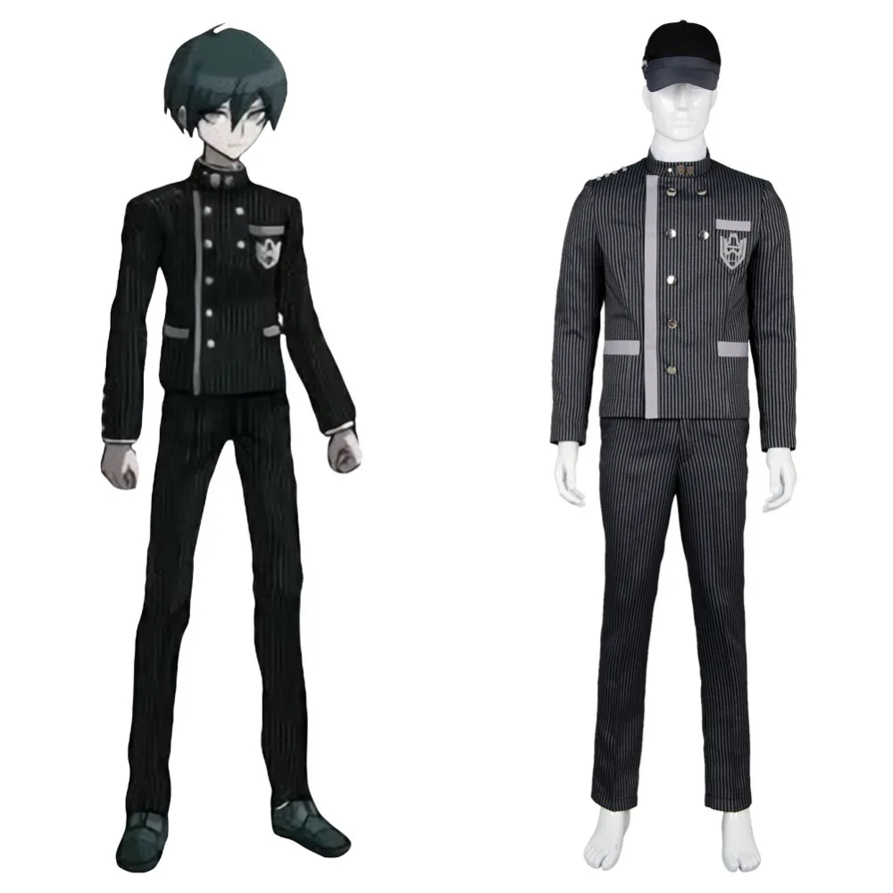 Danganronpa V3 Косплэй костюм saihara сюити взрослых Косплэй костюм равномерное Хэллоуин вечерние полный набор