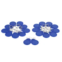 Высокое качество 20 штук возможностью записи перезаписи 125 кГц RFID брелоком брелок карты Копиры для Управление доступом