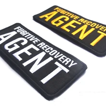 Изготовленная на заказ fugutive рекуперация агент нашивка с надписью с крюком армии США крюк военные тактические Бейджи для рюкзака жилет