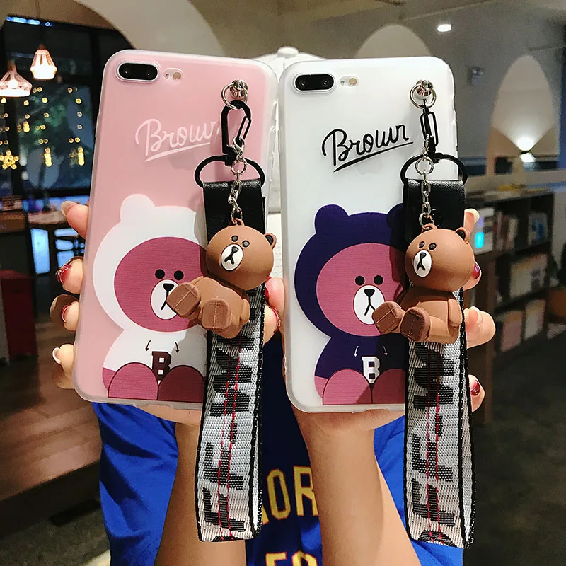 

bear Silicon Soft TPU Case with bracket function phone case for oppo R9 R9S plus R11 R11S plus A 3 5 33 37 57 59 73 77 79 R15