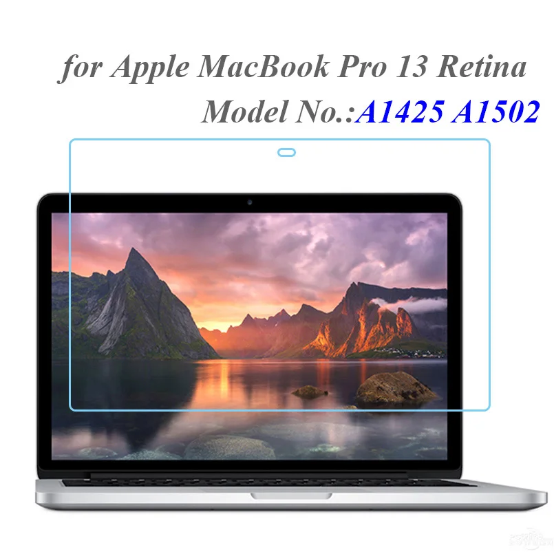 Защитная плёнка для экрана ноутбука Apple Macbook Pro 13 retina модель A1425 A1502 Стекло 0 3 мм 9H