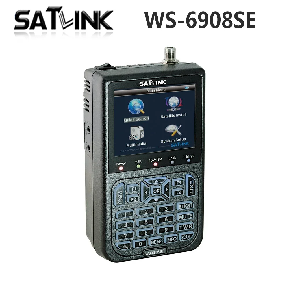 Оригинал Satlink WS-6908SE Цифровой спутниковый Finder Поддержка KB-LIGHT и подсветкой WS6908SE