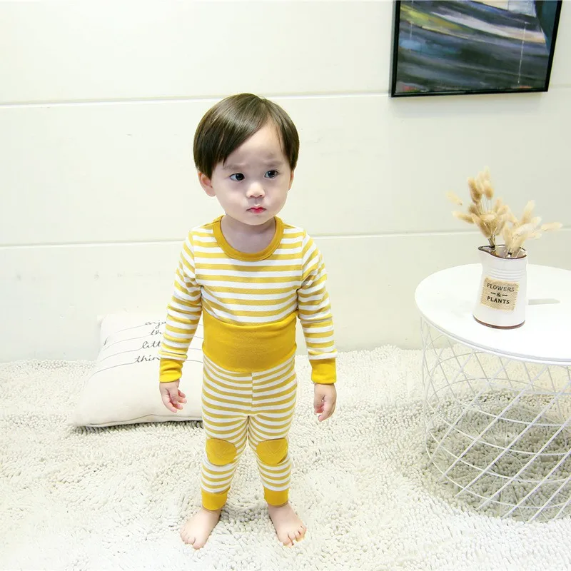COOTELILI 2pcs Kids Girls Clothes Sets T-shirt + Pants 2pcs Sleepwear Sets Boys Sets 2018 Home Clothing For Children 80-120cm  (2)