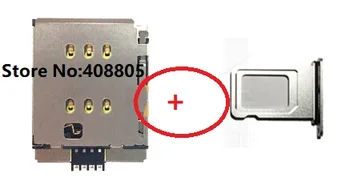 

50pair/lot New Original For iPhone XS Sim Card Reader + Sim Card Tray Slot Connector Card Reader Socket Slot