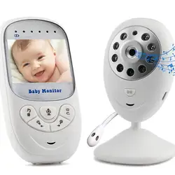 Niania Elektroniczna camaras de bebe 2,4 дюйма TFT ЖК-дисплей ИК ночник видения видеоняня устройство контроля температуры малыша 2X зум