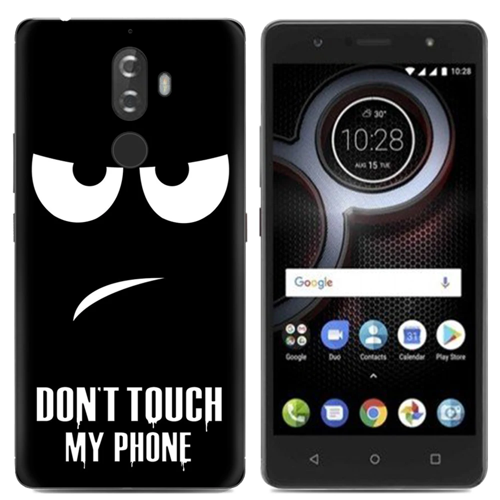 Чехол для телефона Lenovo K8 Plus 5 2 дюйма модный дизайн мягкий чехол из ТПУ с
