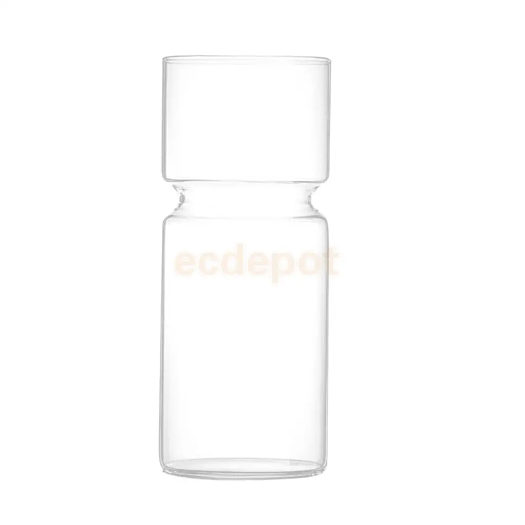 

4 pieces Clear Glass Hydroponic Vase Flower Plant Pot Terrarium Container