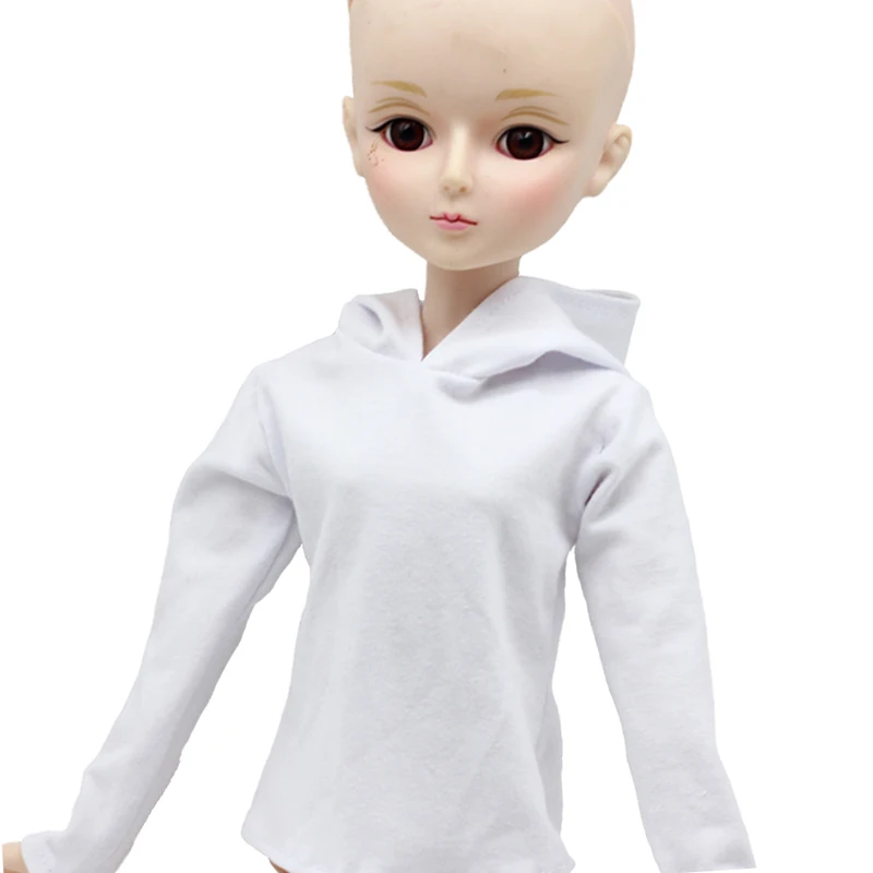 Новинка 60 см 1/3 BJD куклы одежда рубашка и брюки игрушки аксессуары костюм платье девочки игрушки подарок - Цвет: only clothes white