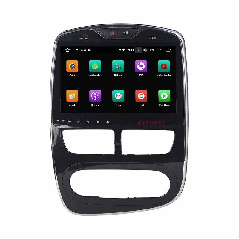 Perfect Octa core PX5 Android 8.0 car radio gps for Renault Clio with 4G RAM 32G ROM wifi 4g usb auto Multimedia 1