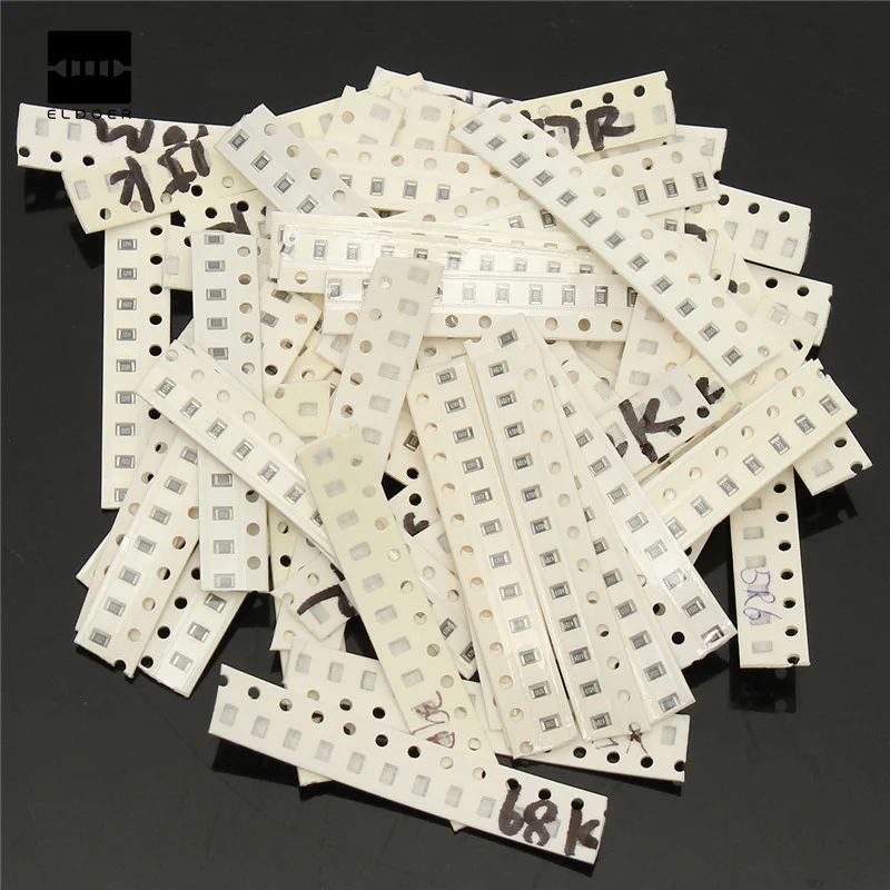 Лучшая цена 560pcs SMD 0805 1% 56 значение(10 шт. каждый) резистор кабельные наконечники в наборе для посылка Комплект Новое поступление комплект из 2 х 1 мм