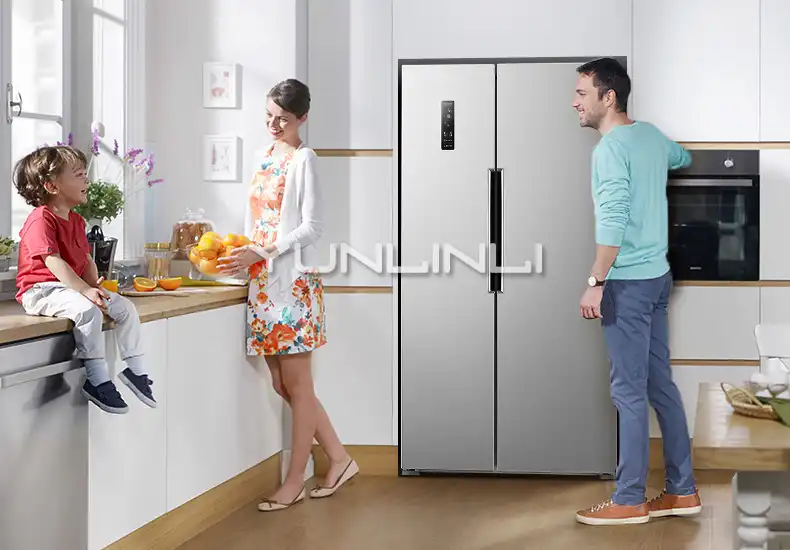 Fashionable Household Double Door Refrigerator 452l Large Capacity Electric Refrigerator Power Saving Fridge For Home Bcd 452wk