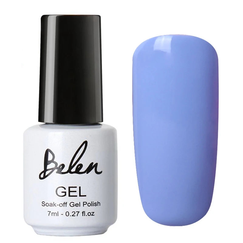 Belen Macaron чистый цвет УФ Гель-лак 7 мл Лак салон Гель-лак для ногтей Полупостоянный UV светодио дный Лампа лак База Топ - Цвет: 4911
