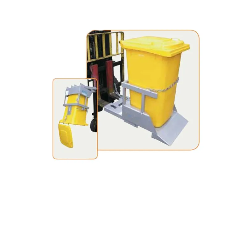Hot sale Forklift accessories Forklift attachment JXCC-7 Wheelie bin tipper