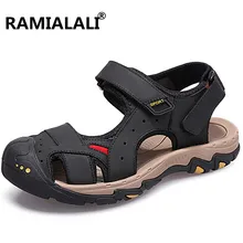 Повседневные сандалии; мужские сандалии-гладиаторы из натуральной кожи; Sapato Masculino; шлепанцы; летняя пляжная обувь; мужские сандалии; zapatos hombre