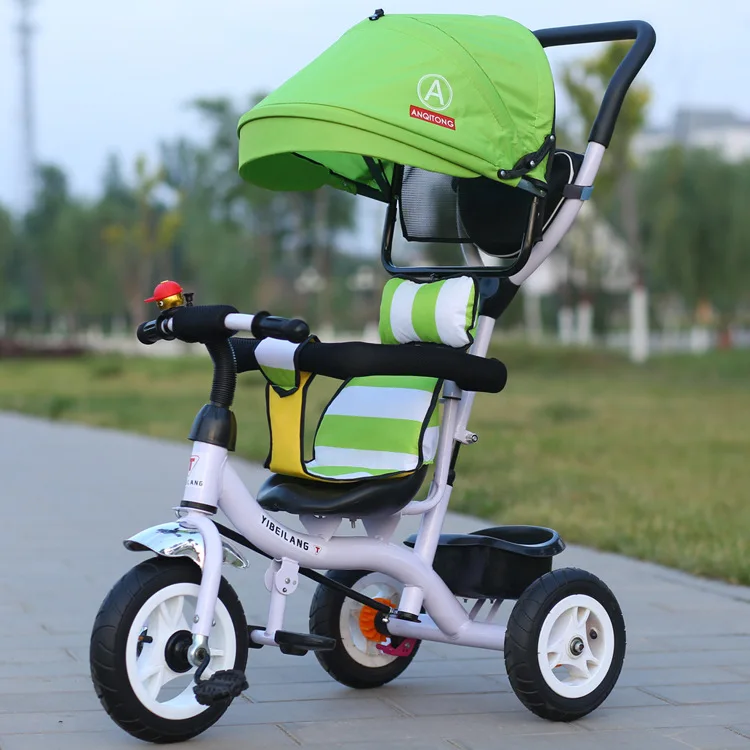 Детская трехколесная Stroller1-3-5Y, велосипедная детская коляска, детская коляска, складная коляска для малышей, коляска для путешествий с зонтиком
