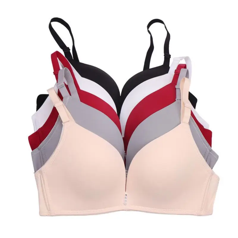 

Thin Section Smooth Comfortable Upper Support No Steel Ring Gather Adjustment Bra