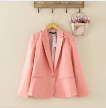 blazer women suit blazer foldable brand jacket made of cotton & spandex with lining Vogue refresh blazers Free shipping
