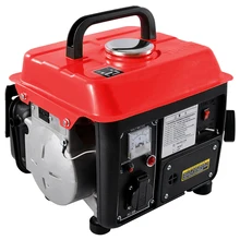 Низкая Шум бензиновый генератор Портативный бытовой миниатюрный 2-х тактный двигатель однофазный бензиновый генератор 110 V/220 V 700W 63CC