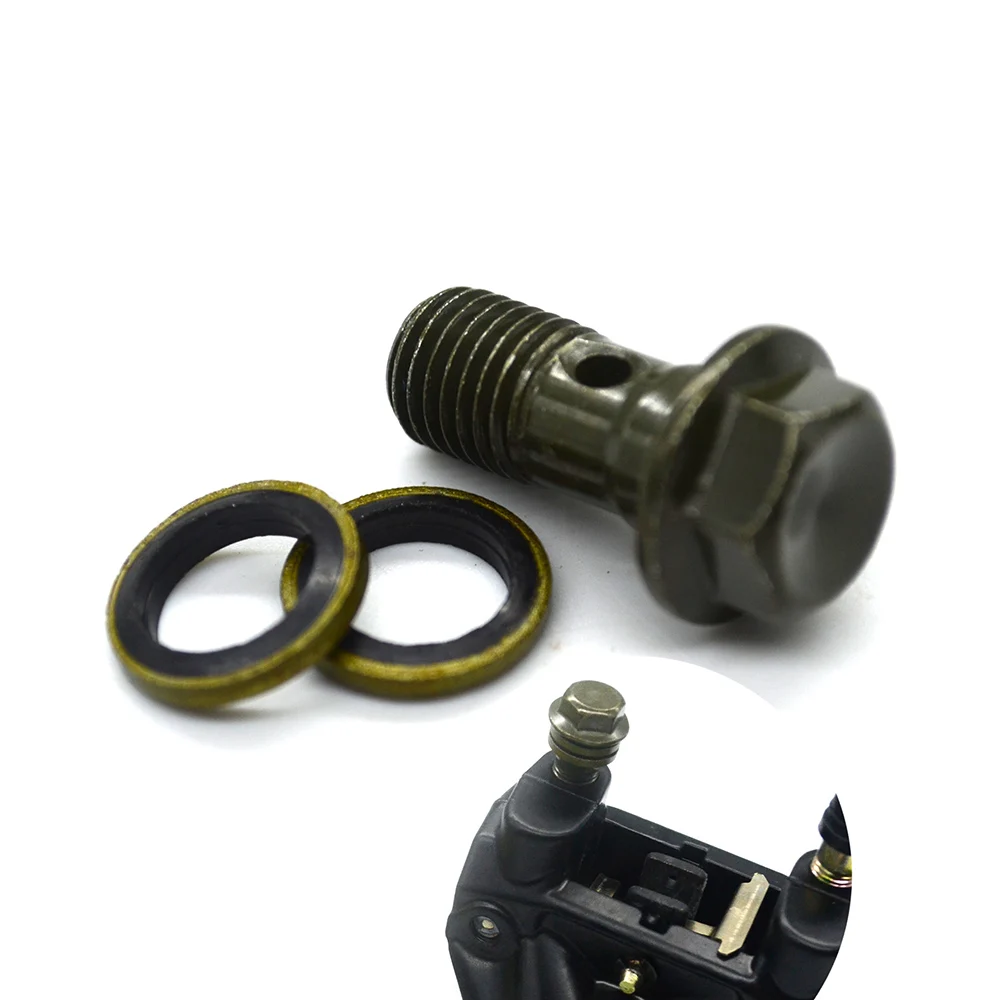 Motorcycle Titanium Alloy Banjo Bolt Oil Drain Screw/hollow Screw M10x1