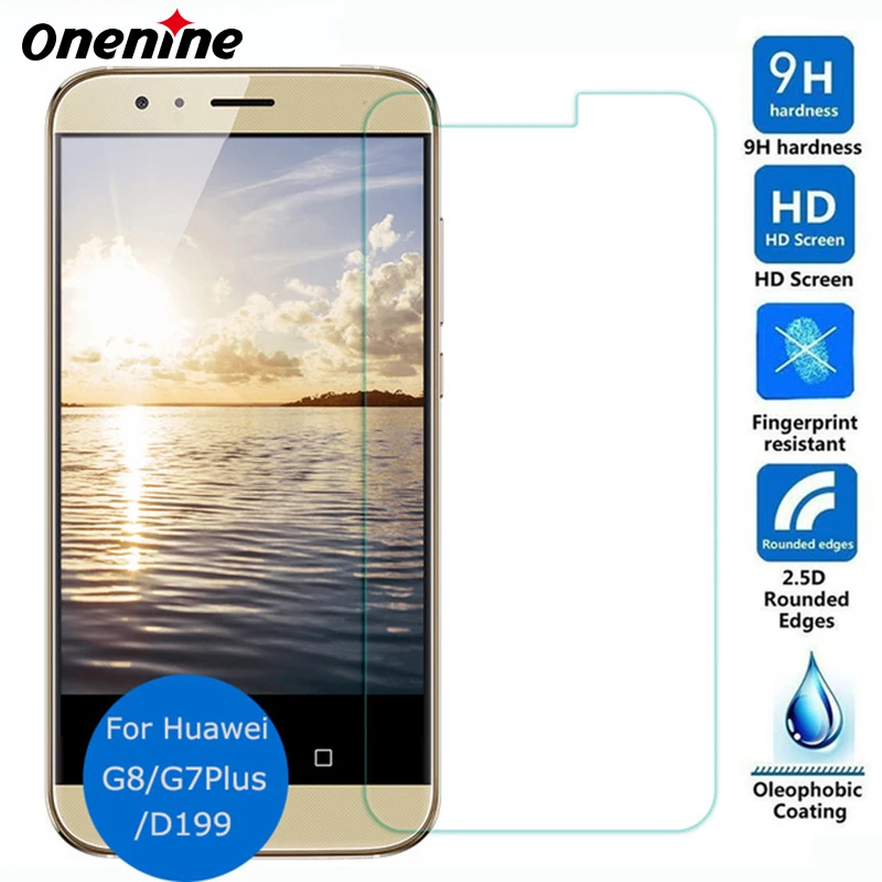 Защитное стекло закаленное 2.5D для Huawei G8 GX8 G7 Plus D199|curve screen protector|screen protectortempered glass |