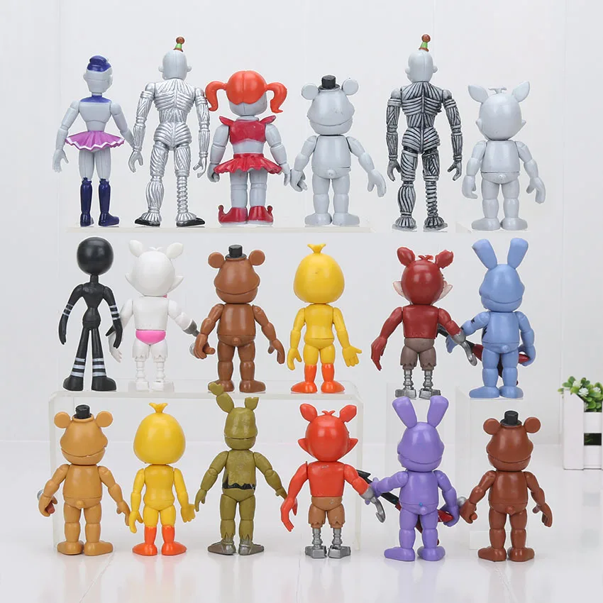 6 шт./компл. Five Nights At Freddy's 4 FNAF figure Foxy Gold Freddy Chica Sister Location ПВХ Figure toys model doll|fnaf figure|figure