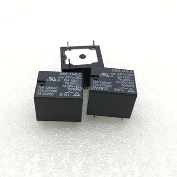

5pcs/lot 833H-1A-F-C-24VDC 15A 4-pin relays 24v brand new original
