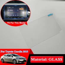 QCBXYYXH для Toyota Corolla 2008- стайлинга автомобилей gps навигации Экран Стекло защитная пленка приборной панели Дисплей защитная пленка