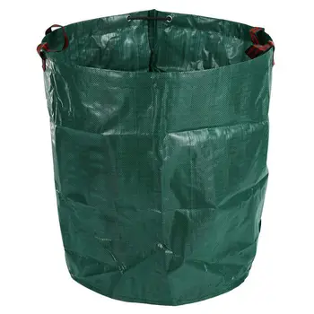 

270L Garden Waste Bag Large Strong Waterproof Heavy Duty Reusable Foldable Rubbish Grass Sack Dropshipping