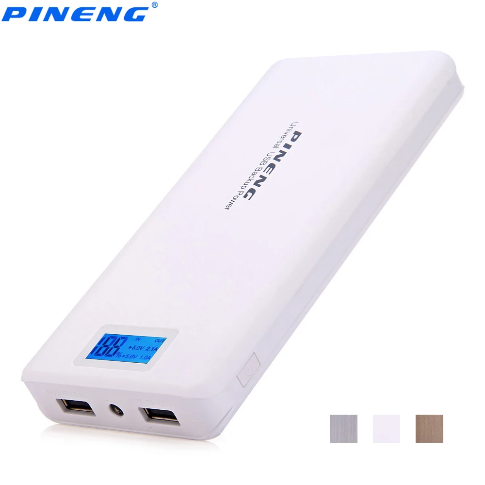 imágenes para Auténtico PINENG PN 999 20000 MAh Dual USB de Carga del Cargador de Batería Externo de la Energía Bank PowerBank Portátil Con Pantalla LCD imágenes para Auténtico PINENG PN 999 20000 MAh Dual USB de Carga del Cargador de Batería Externo de la Energía Bank PowerBank Portátil Con Pantalla LCD