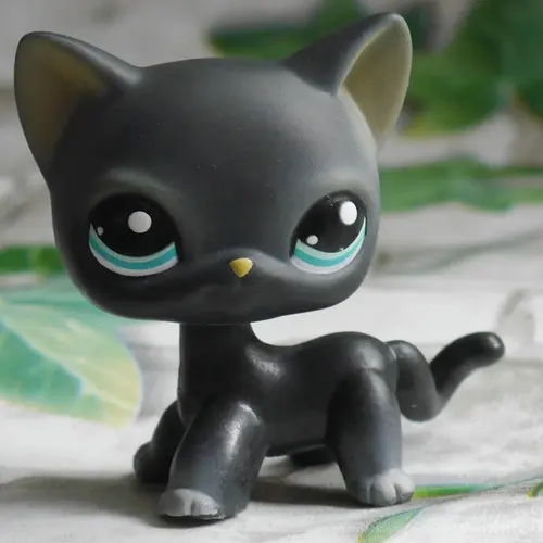 В руке оригинальный Антрацит бледно Черный кот kitty CUTEIE фигурка игрушка кукла 2