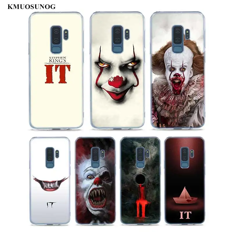 

Transparent Soft Silicone Phone Case stephen kings it For Samsung Galaxy S9 S8 Plus S7 S6 S5 Edge Note 9 8