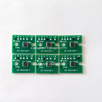 

6 color/set Permanent chip for Roland XF-640 VS-640I Printer with DX7 Printhead Endless Chip C M Y K LC LM