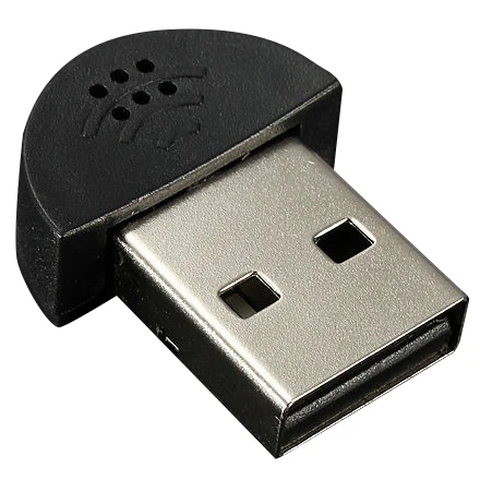 USB Plug Mini Studio Speech Microphone MIC Recording Audio Adapter for PC Laptop Black | Электроника