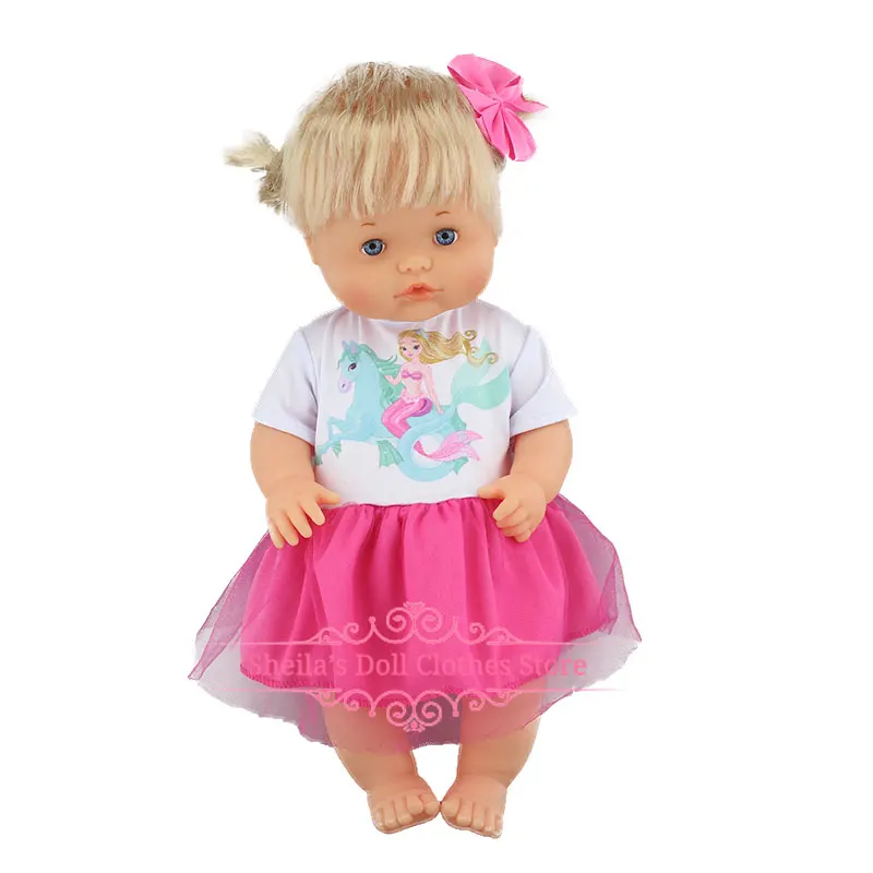 Новая Милая одежда, Размеры: 40 см 41 см Nenucos кукла Nenuco Ropa y su Hermanita фиолетовая футболка с длинным рукавом в фиолетовый горошек брюки для девочек со шляпой