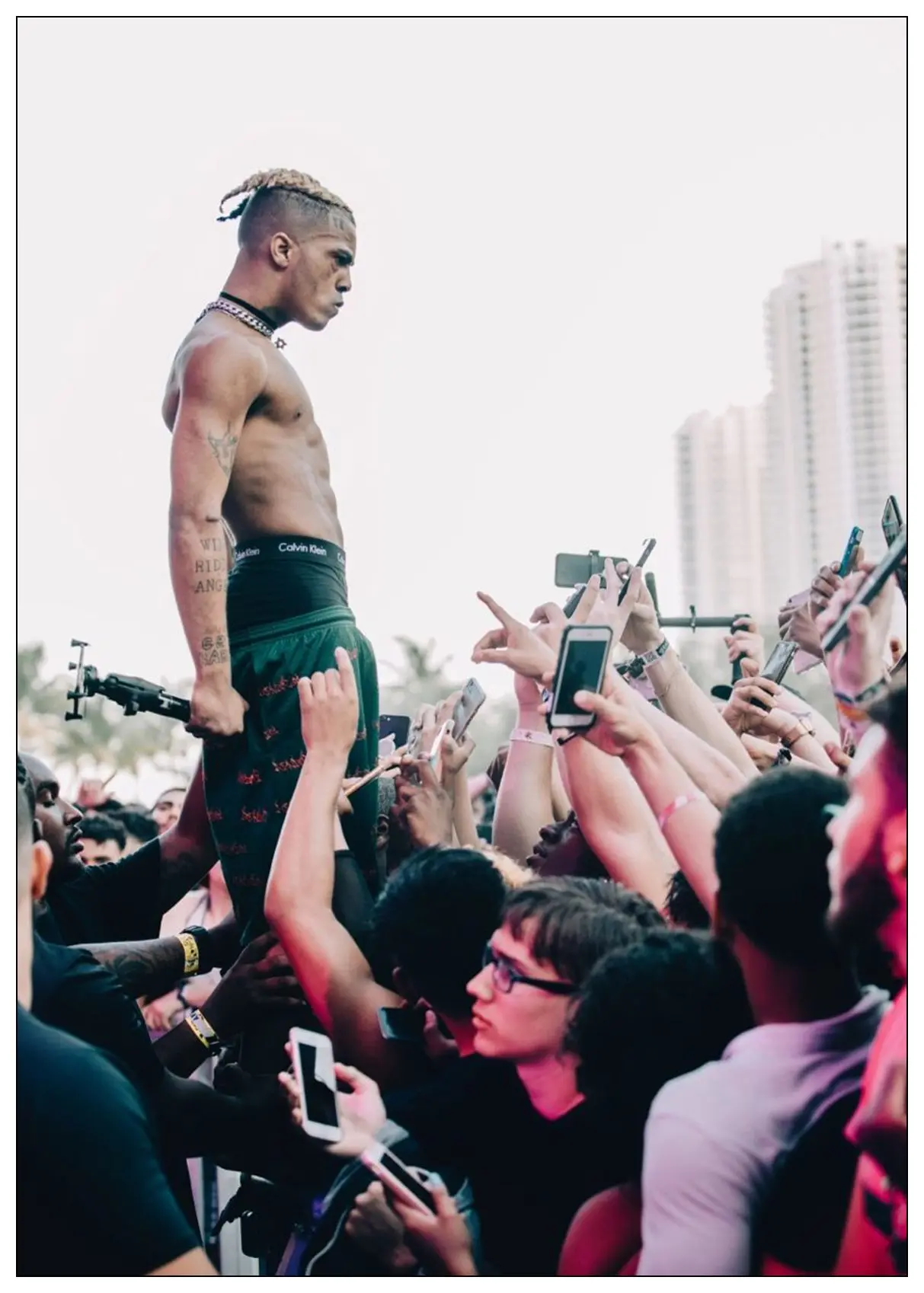 Художественный постер XXXTentacion Rap в стиле хип хоп музыкальная Звезда Певица печать