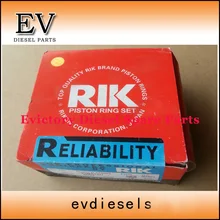 Peças de motor Komatsu PC60 4D94 piston ring set