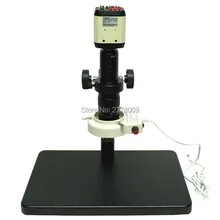 2.0MP HD промышленный цифровой микроскоп с камерой VGA CVBS USB AV tv выходы 180X 300X оптический C-Mount объектив светодиодный источник света