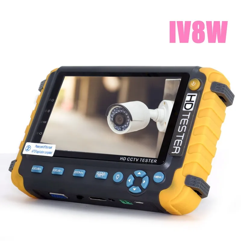 Улучшенный HD тестер видеонаблюдения IV8W IV7W 5MP 4MP AHD TVI CVI CVBS аналоговая камера