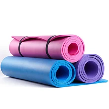 Retail 10mm Thick 3 Color NBR Yoga Mat Non-Slip Body Building Health Lose Weight Exercise Gym Household Cushion Fitness Pad