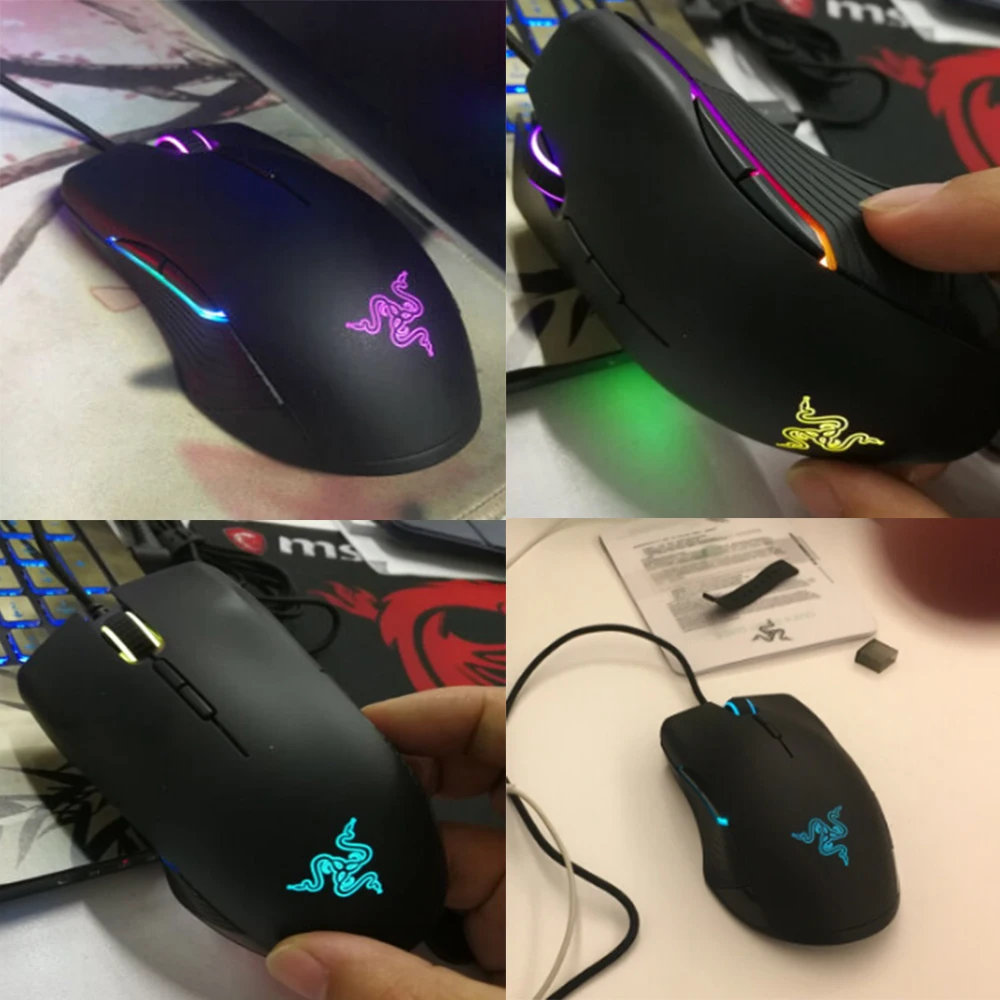 Оригинальная Проводная игровая мышь razer Lancehead Tournament Edition с оптическим сенсором 16000 dpi 5G, игровая мышь с левой и правой стороны