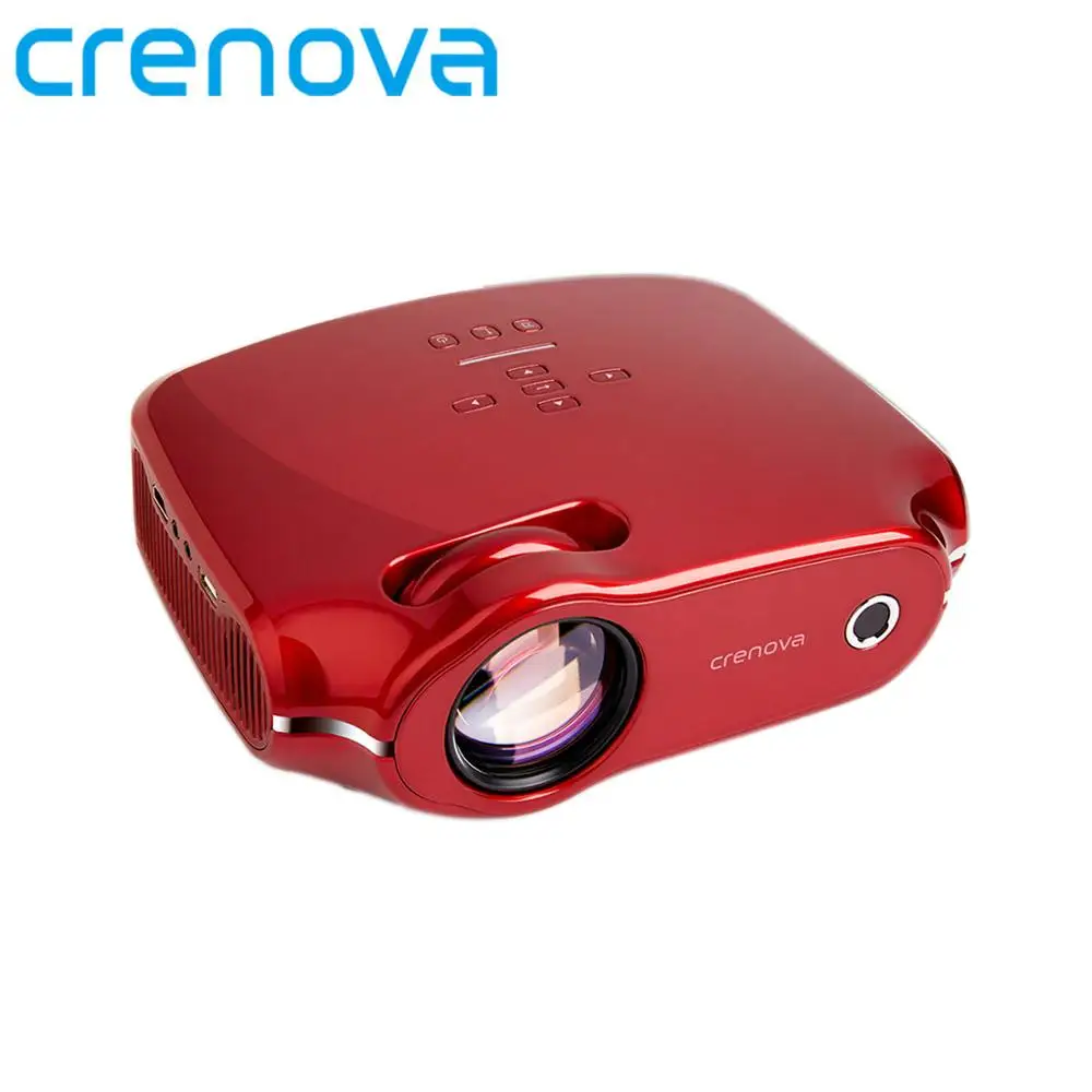 CRENOVA XPE498 портативный проектор для Full HD 4K* 2K 3200 люмен Домашний кинотеатр кинопроектор Android 7.1.2OS Proyector - Цвет: Basic Version Red