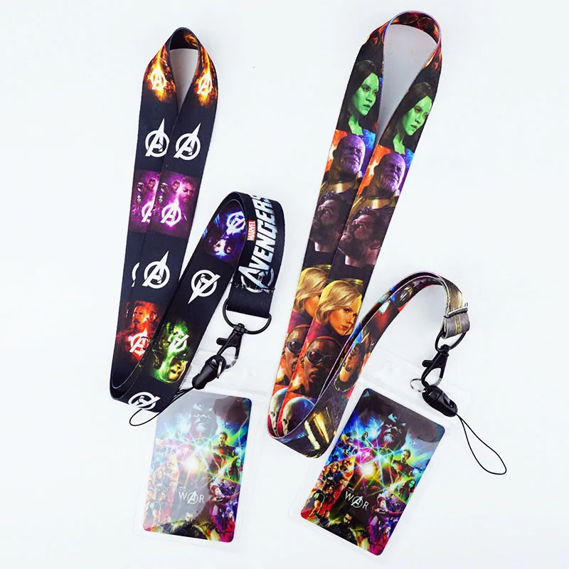 

Avengers Infinity War Superhero Neck Strap Lanyards for keys ID Card Gym Mobile Phone Strap USB Badge Holder Rope Cute Key Chain